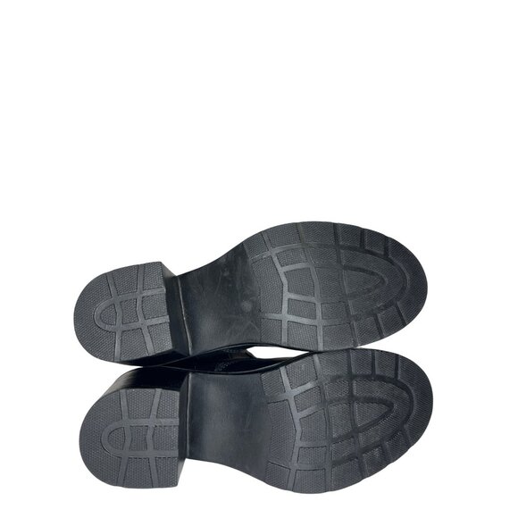 Sandro Moscoloni Ana Julia Women's Chelsea Boot Black Heeled Leather Size 7.5 - Picture 6 of 9